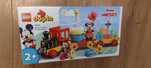 LEGO Duplo, urodzinowy pociąg, myszka Miki i Minnie, wiek 2+