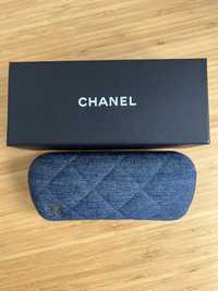Etui Chanel case na okulary jeans