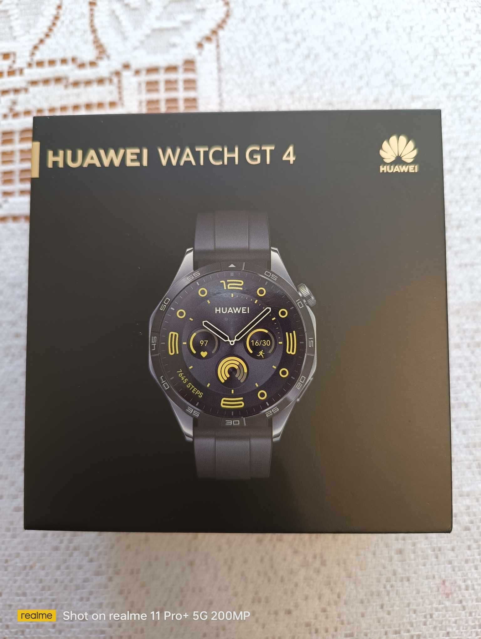 HUAWEI Watch GT 4 Active 46mm Czarny Gwar 27.10.2025r