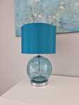 Lampa stołowa Lampka nocna turkusowa