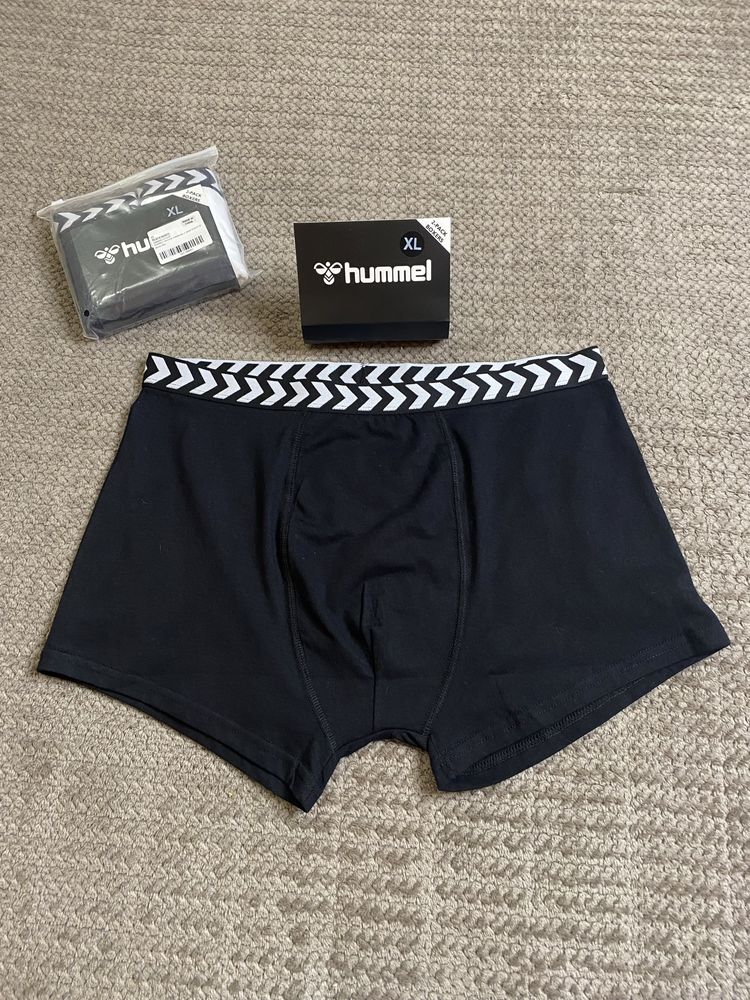 Білі та чорні чоловічі боксери Hummel CHEVRON (215366-2114) Оригінал!