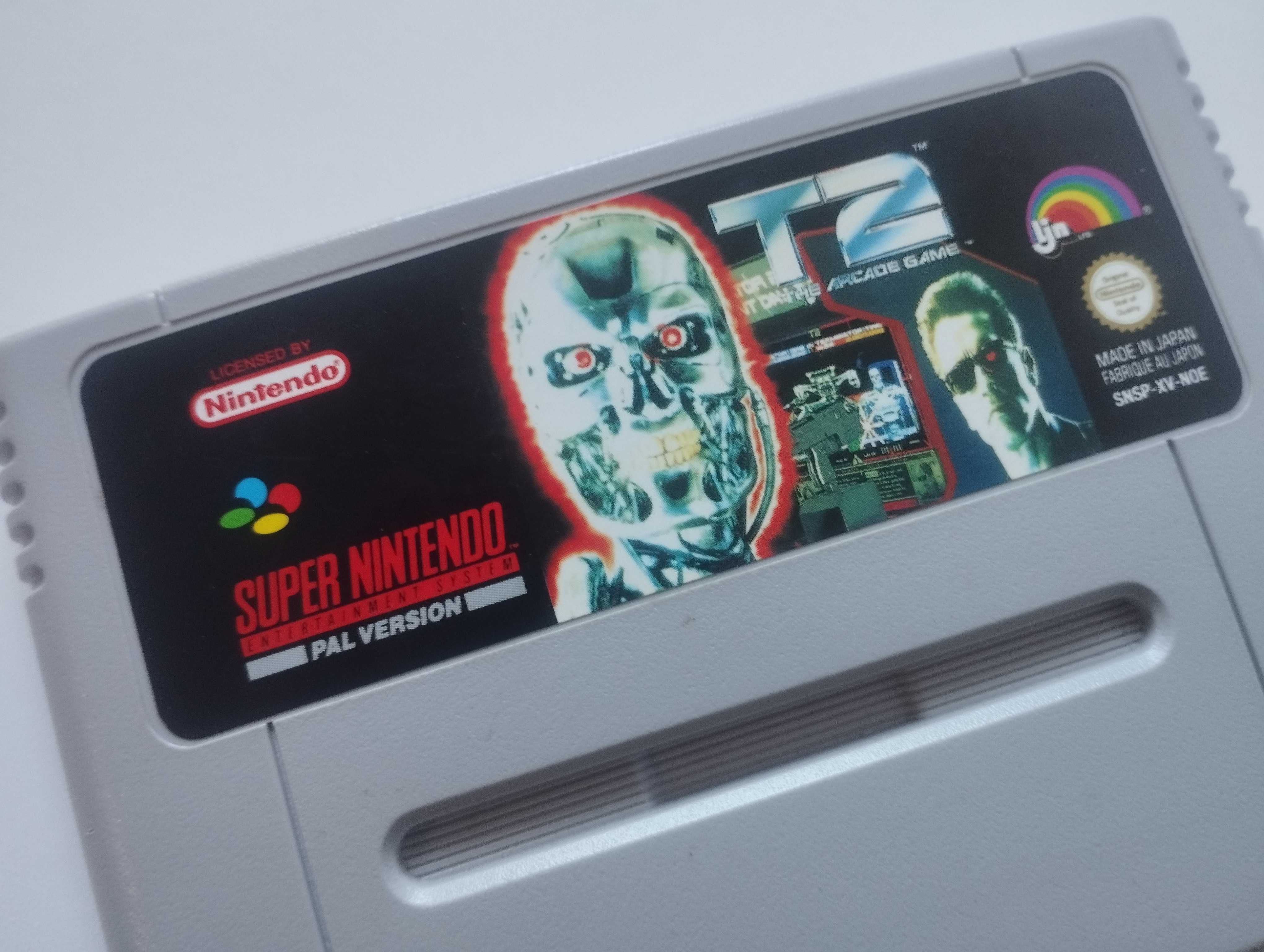 T2 The Arcade Game Terminator Gra Nintendo Super SNES PAL Euro