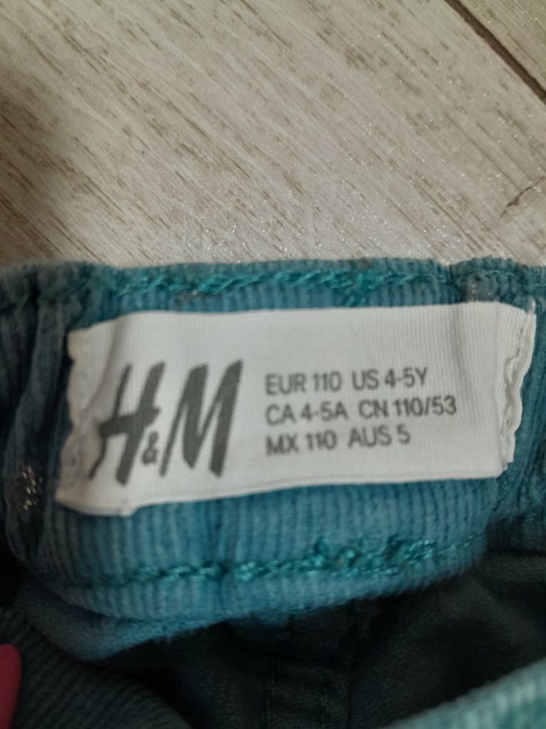 Штани, вільветові скіні H&M