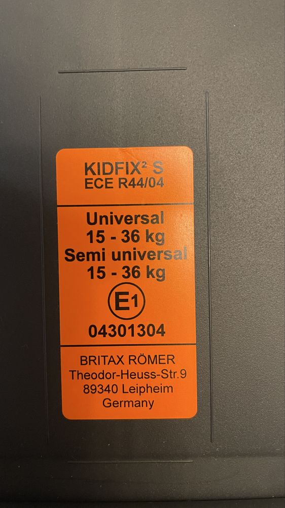 Автокрісло Britax Romer Kidfix2 S