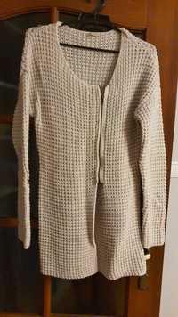 Intimissimi wełniany długi sweter kardigan 36-38