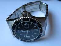 zegarek diver stalowy 20 bar czarny