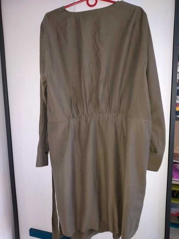 Sukienka khaki Mango XXL