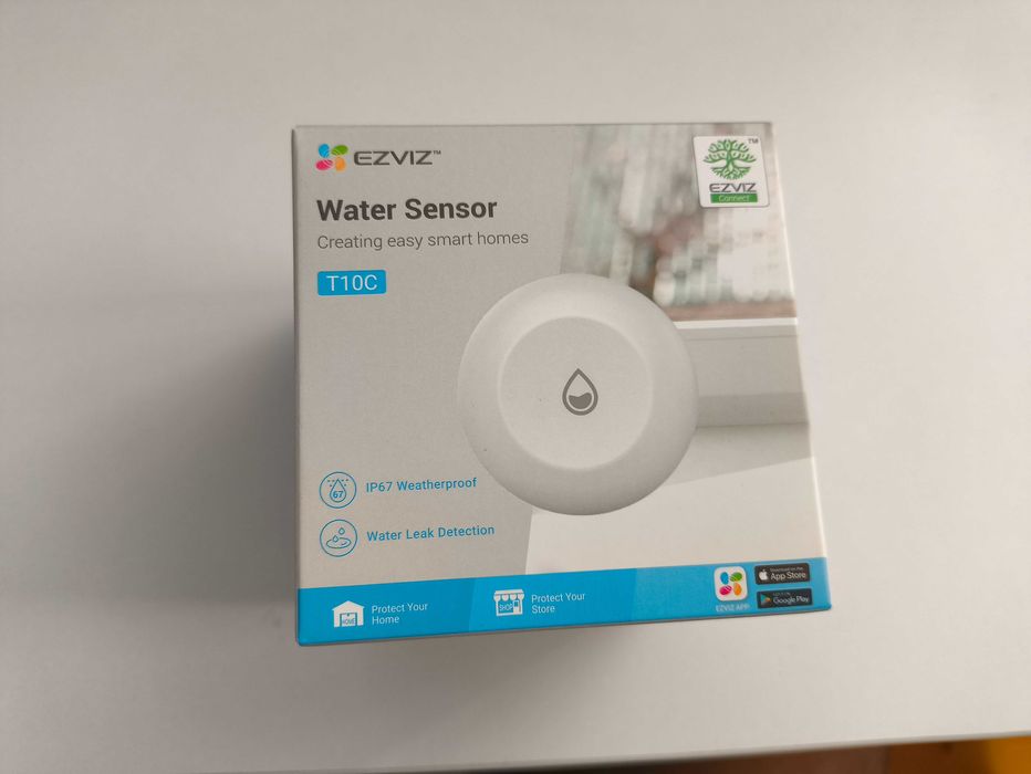 Czujnik zalania EZVIZ T10C - 2 sztuki - GW PL - Nowy