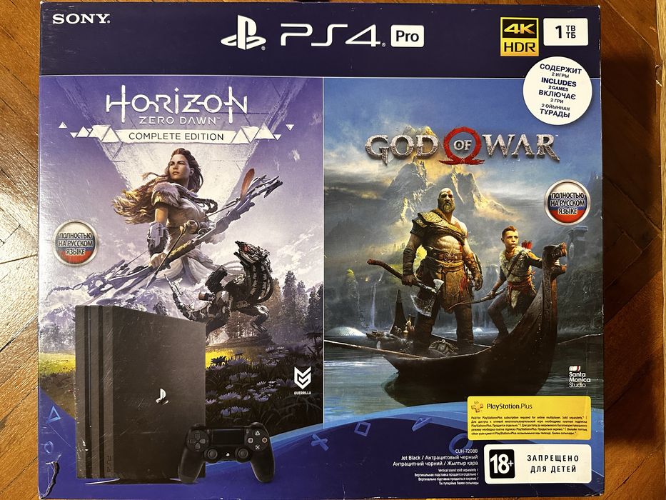 PS 4 Pro у відмінному стані.