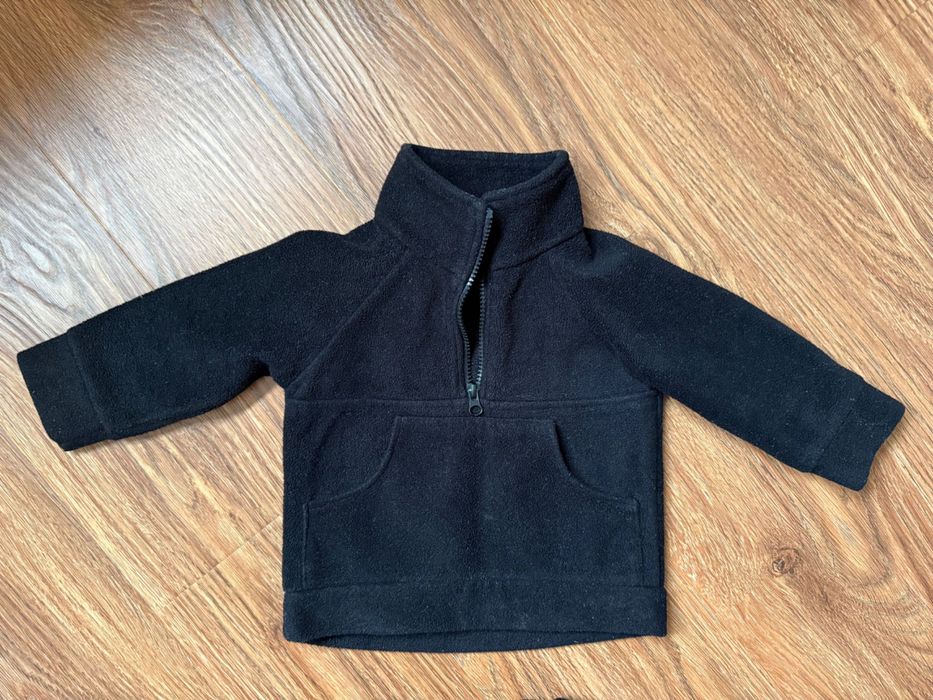 Чорний дитячий костюм, теплий костюм на зиму