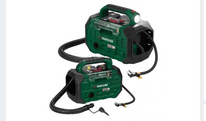 Kompresor elektryczny akumulatorowy pompka PARKSIDE