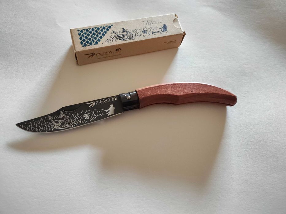 Navalha ellegance temática pesca full titânio Martins