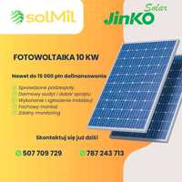 fotowoltaika | Jinko + Sofar Solar | 10 kW | kompleksowo | dotacje