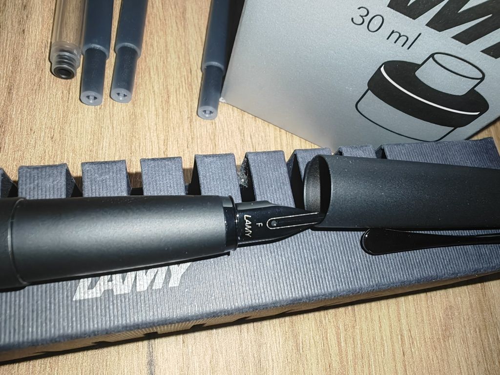 Pióro wieczne LAMY Studio Lx all Black stalówka F - NOWY zestaw!!