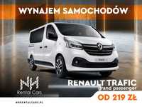 Wynajem busa 9 osobowego minivana Renault Trafic Grand Passenger 1,6ON