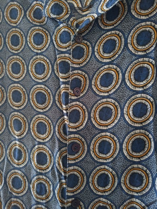 Koszula rozpinana z krótkim rękawem - wzory - BoohooMan - rozmiar S