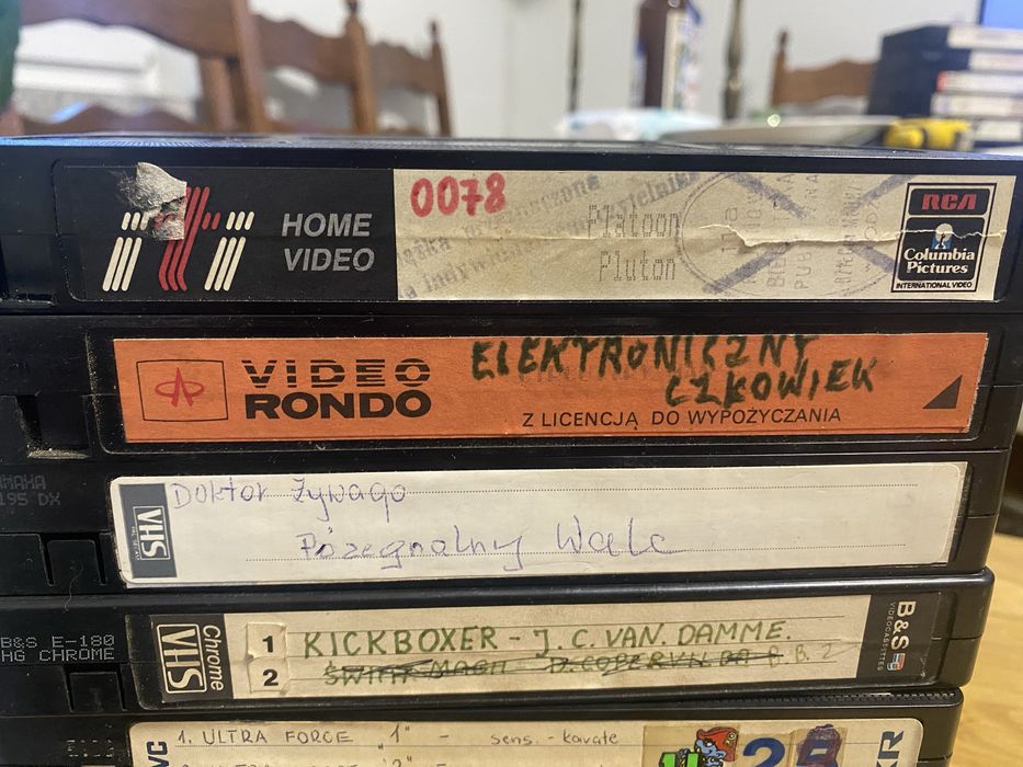 Kasety VHS na grywki