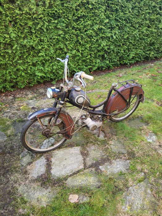 Fichtel & Sachs Miele K 50 S 51 52 53 motorower na pedały 1950 r WSK