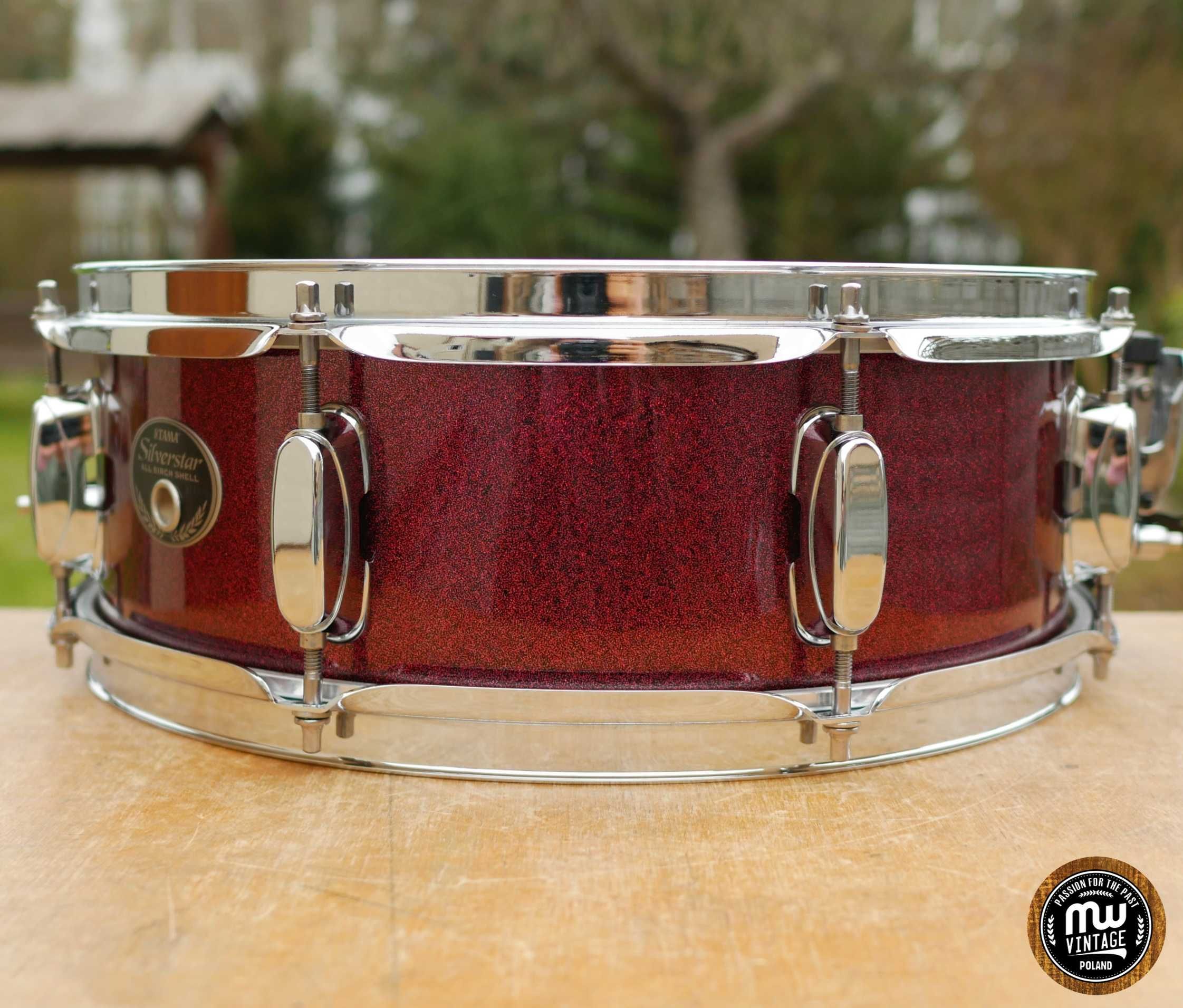 Werbel Tama Silverstar Birch 14” x 5” Burgundy Sparkle ‼️