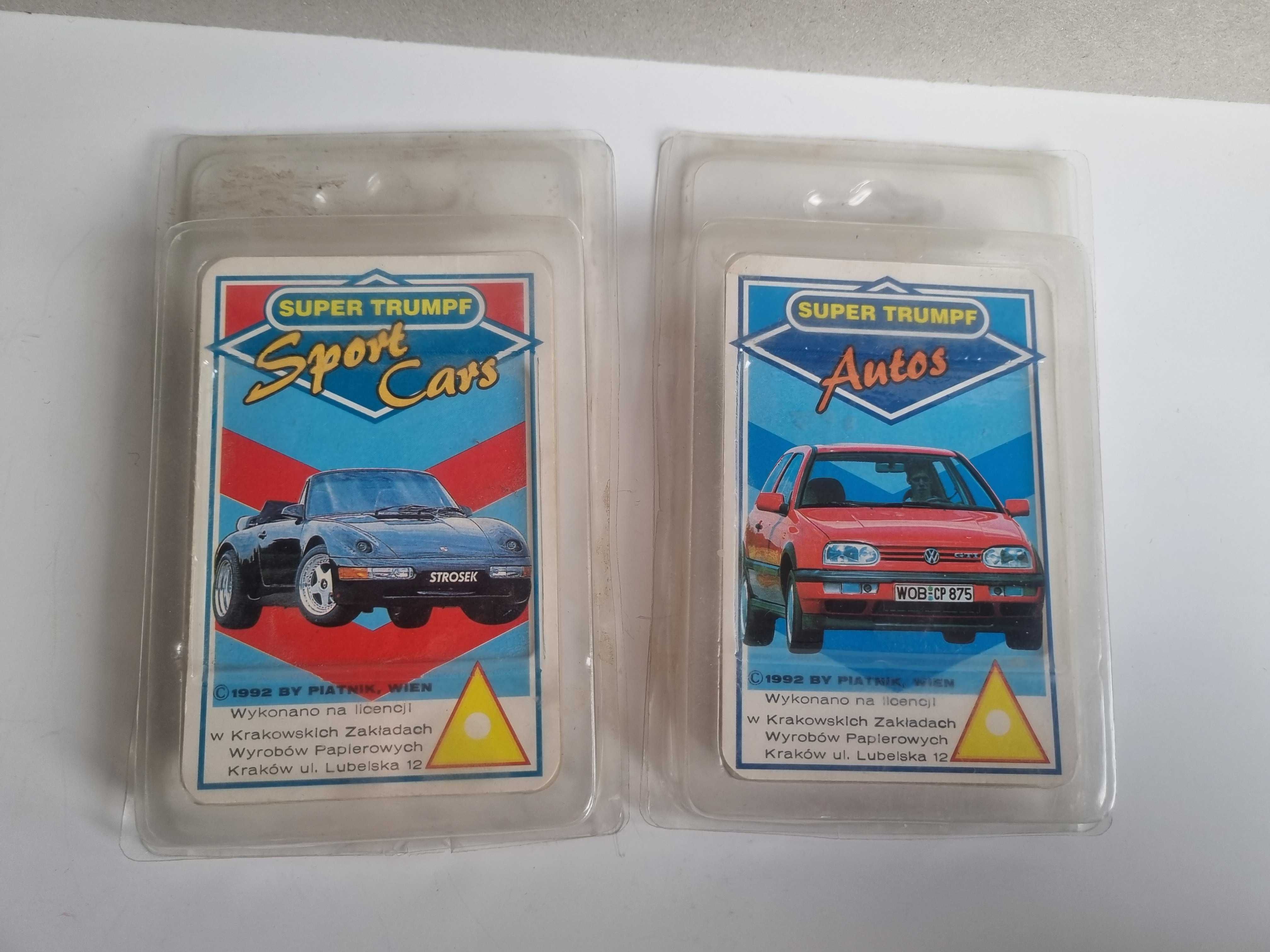 Karty Super Trumpf PRL Autos + Sport cars Piatnik