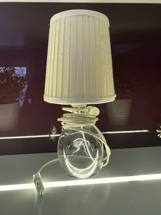 Lampka nocna szklana IKEA