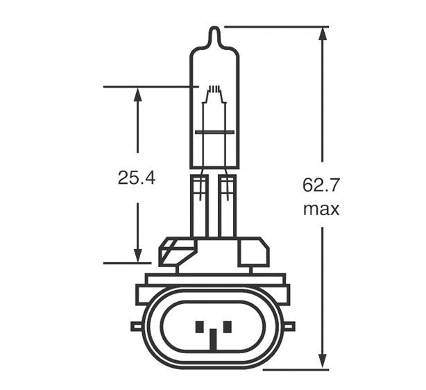 Żarówka Osram H27W/2 27 W 1 Szt