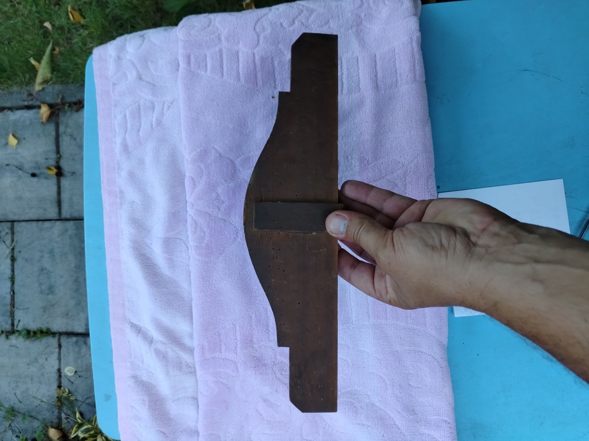 Stara górka do zegara szerokość 34cm