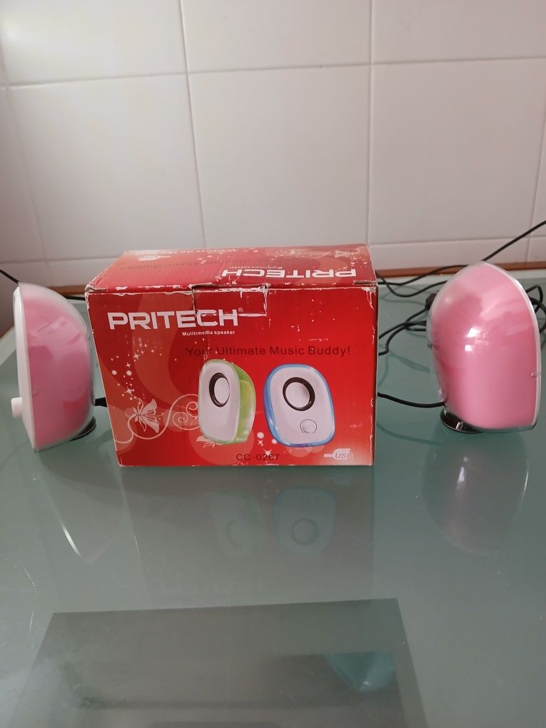 Nova coluna usb e jack
