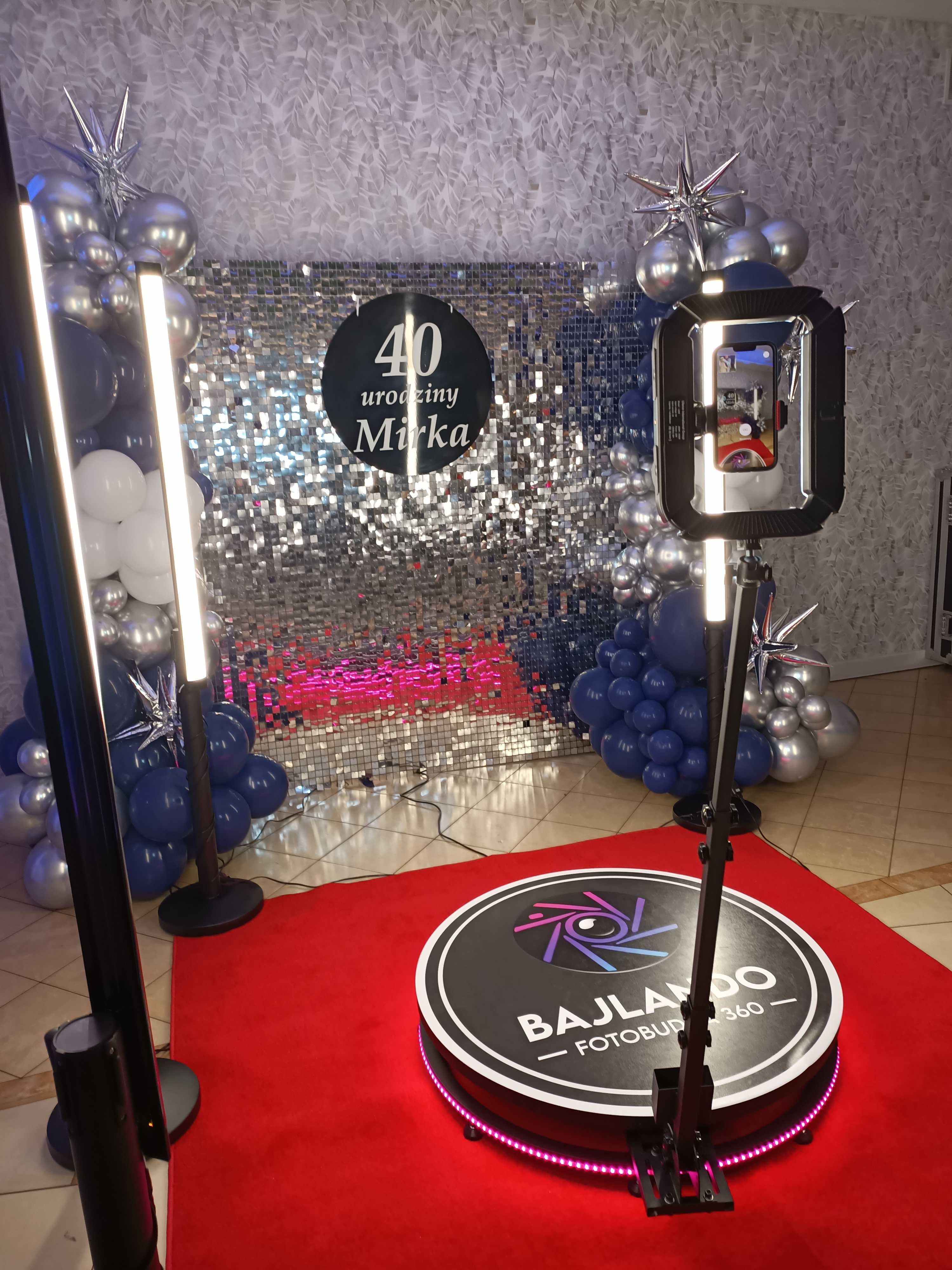 Fotobudka 360 na imprezę - wesela, urodziny, imprezy firmowe