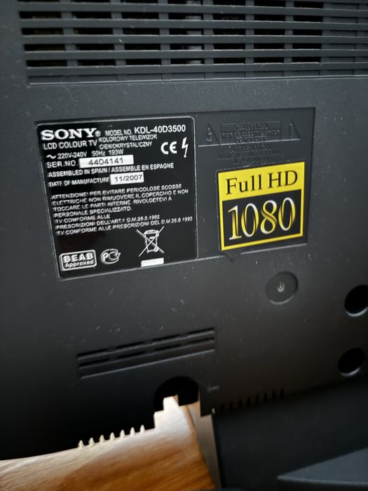 TV LCD Sony Bravia 40 polegadas