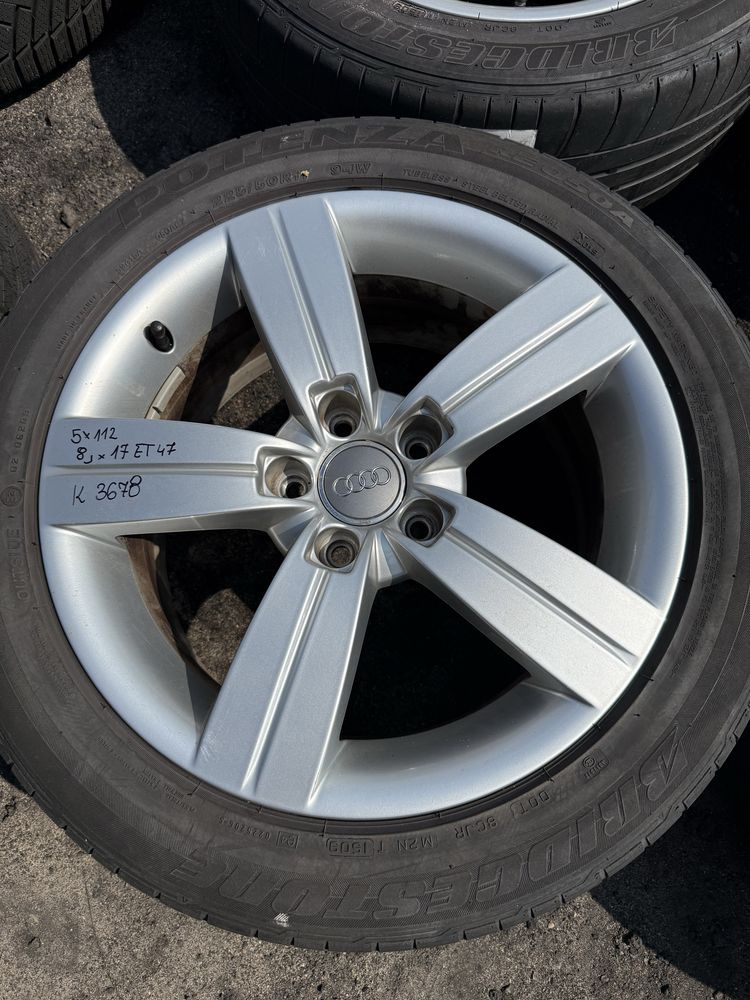 Felgi aluminiowe 5x112 17x8j et47 Audi Vw Skoda