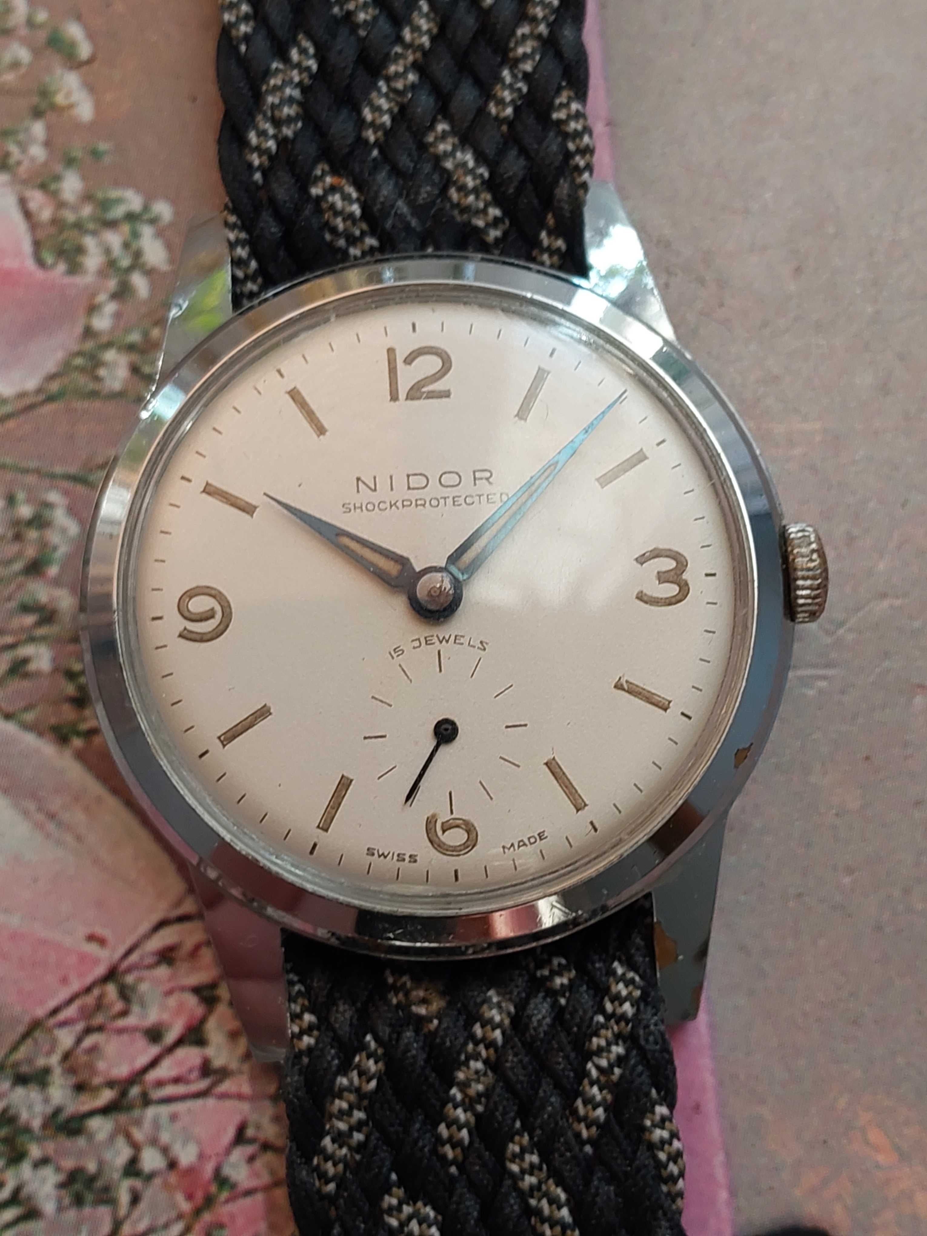 Zegarek Nidor 15 Jew szer kop inox bez kor 33 mm.