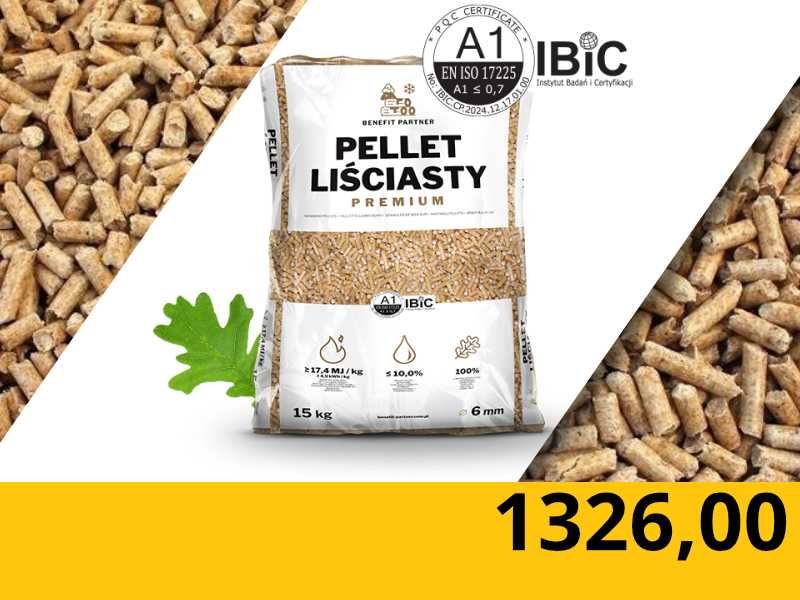 Pellet liściasty Premium A1 certyfikowany PROMOCJA
