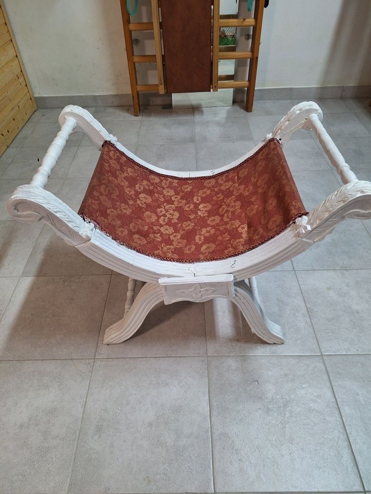 Taboret do toaletki - antyk