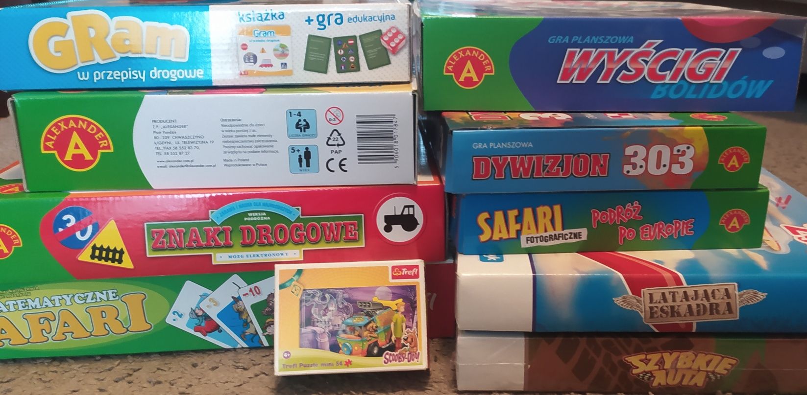 Super zestaw gier - 10 szt. 4-7 lat