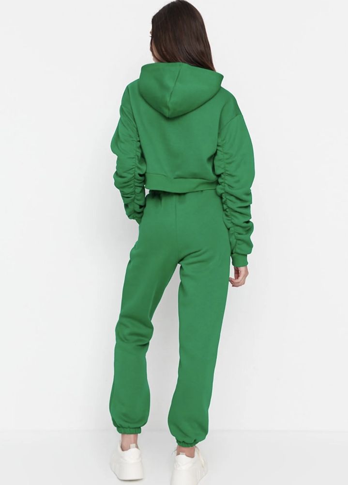 Dres Trendyol, spodnie, bluza S, 36, zielony 100% bawełna nowe