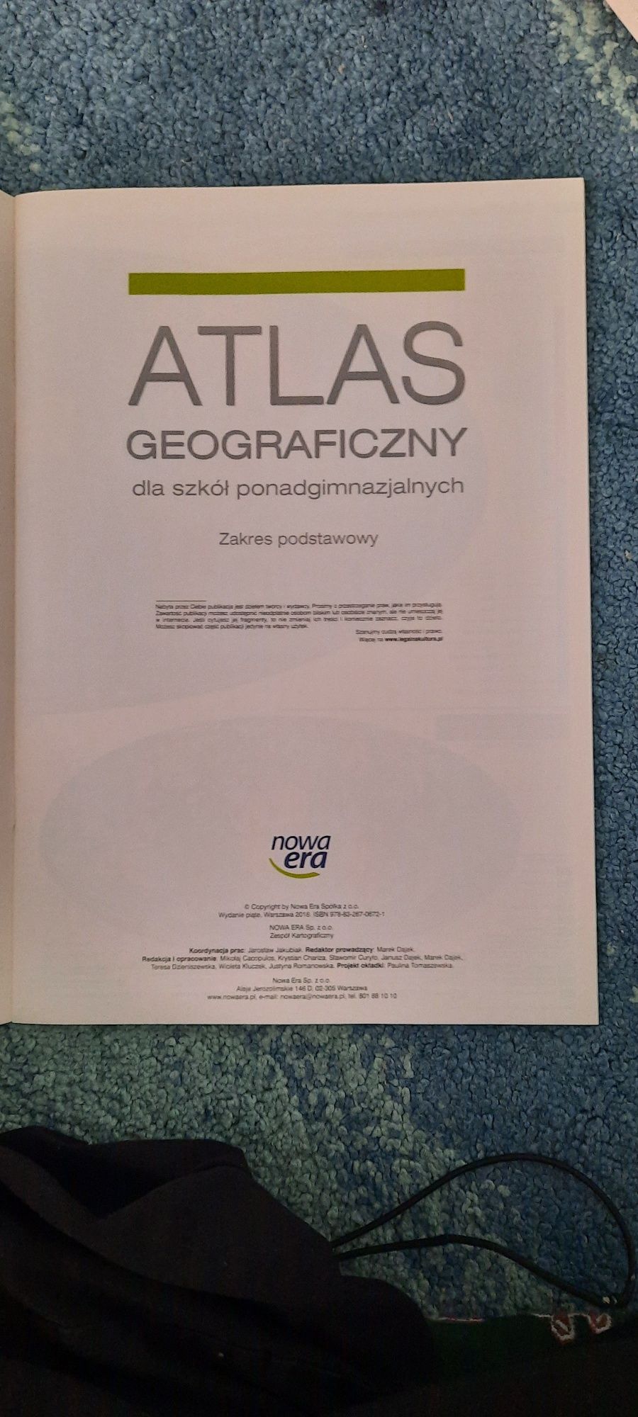 Atlas geograficzny (szkoły ponadpodstawowe, zakres podstawowy)