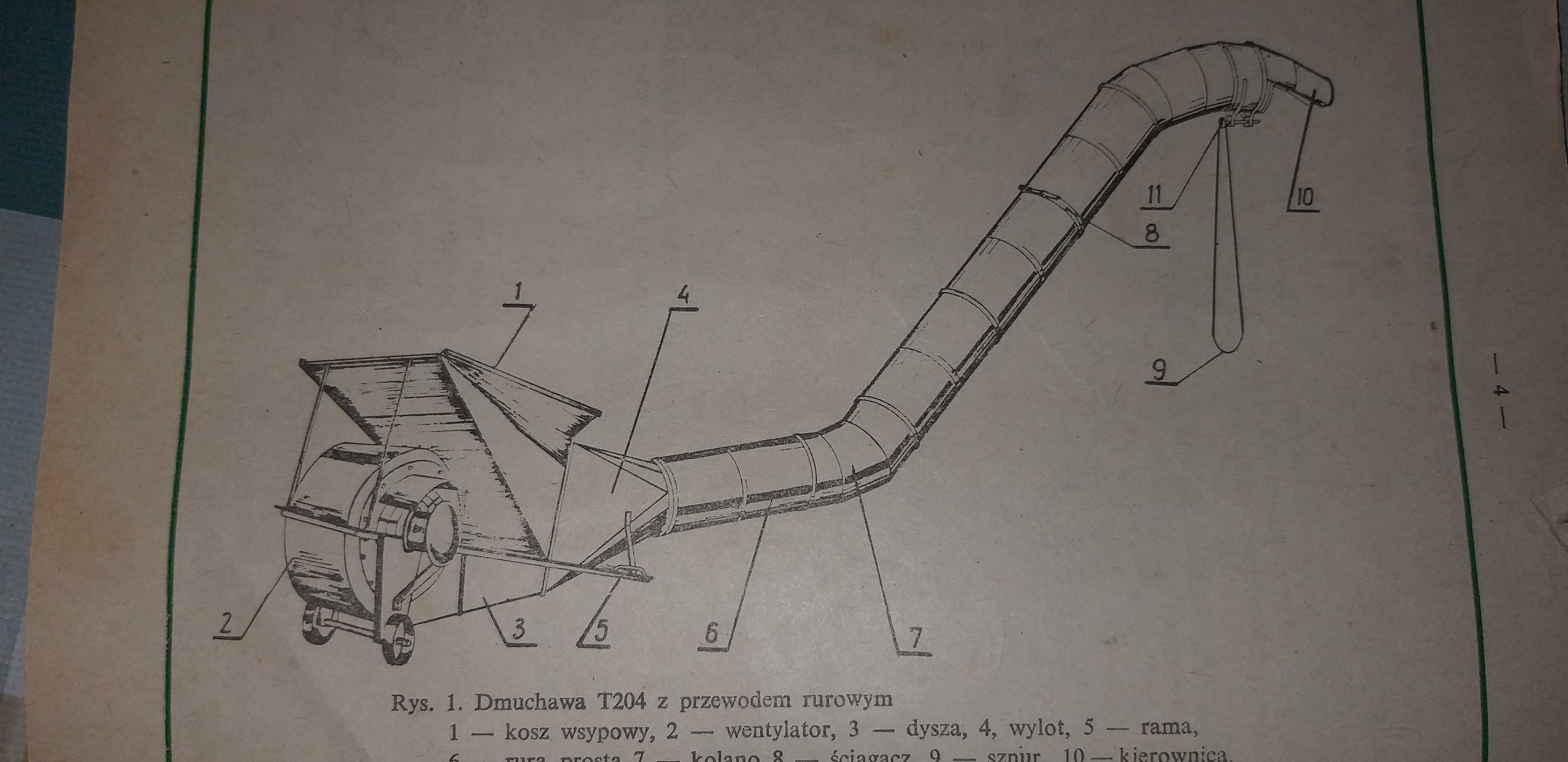 Dmuchawa do słomy siana  T 204