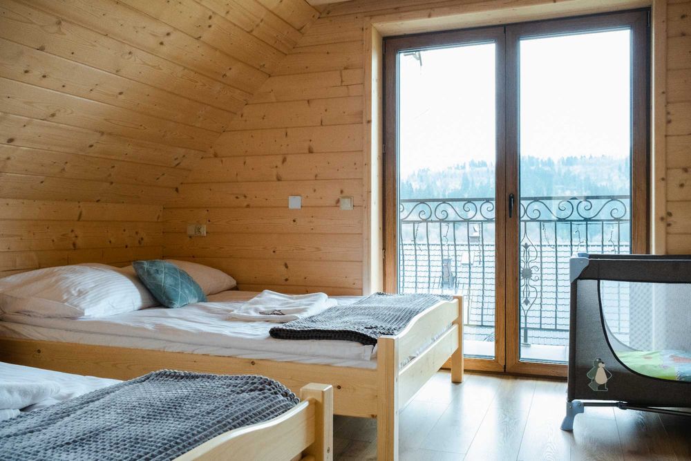 Domki Falsztyn Premium 9,10 osobowe. Jezioro Czorsztyńskie, Niedzica