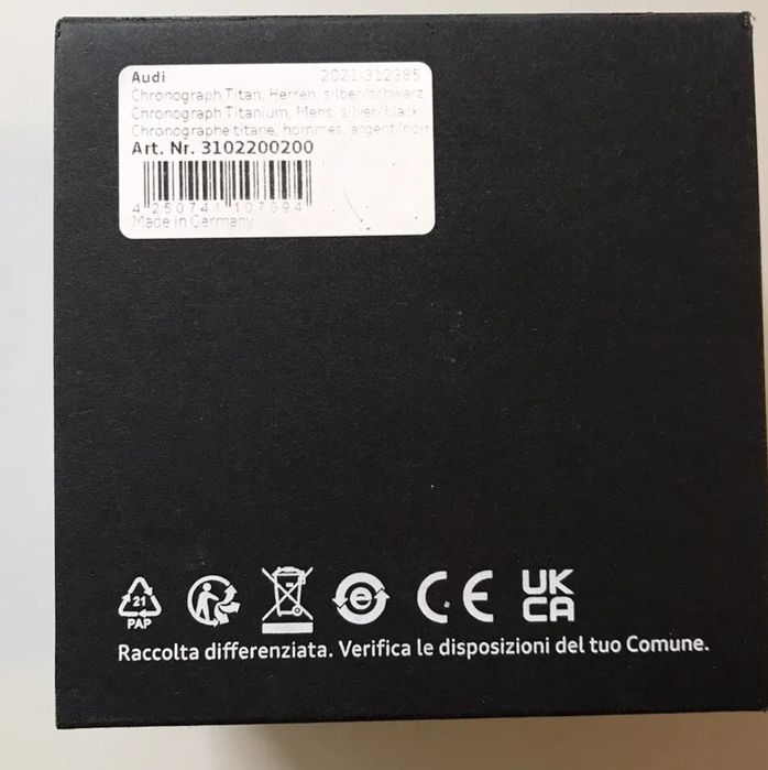 Zegarek Męski Audi Chronograph Titan