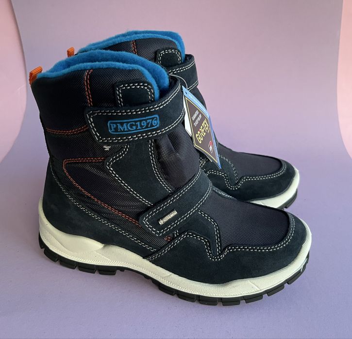 зимові черевики 32р. 21см Primigi водонепроникні термо ботинки з gtx