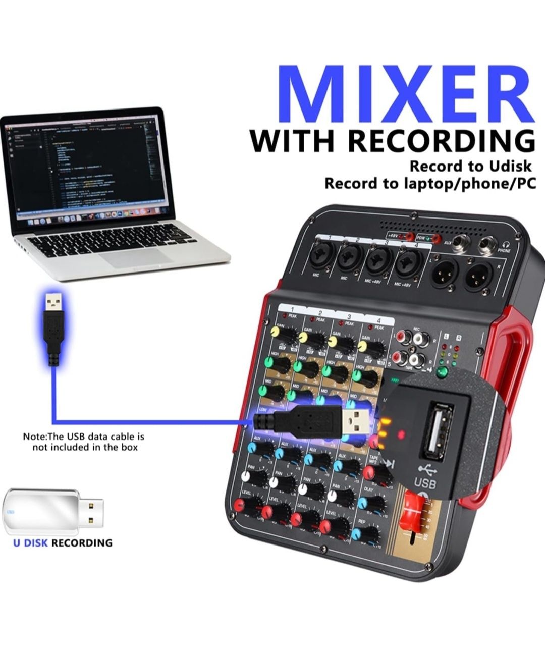 Bezprzewodowy System Mikrofonowy MX-I6 6-kanałowy Mikser