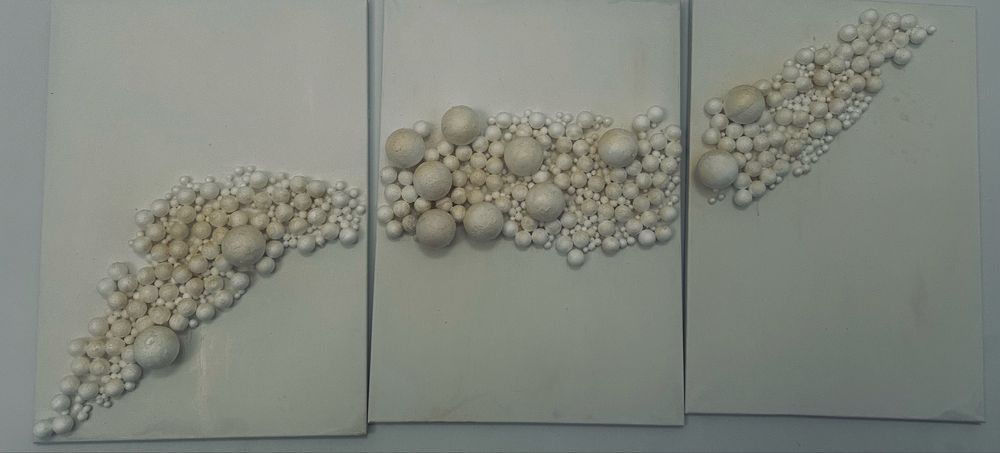 Tryptyk sztuka nowoczesna 3 obrazy 70x50