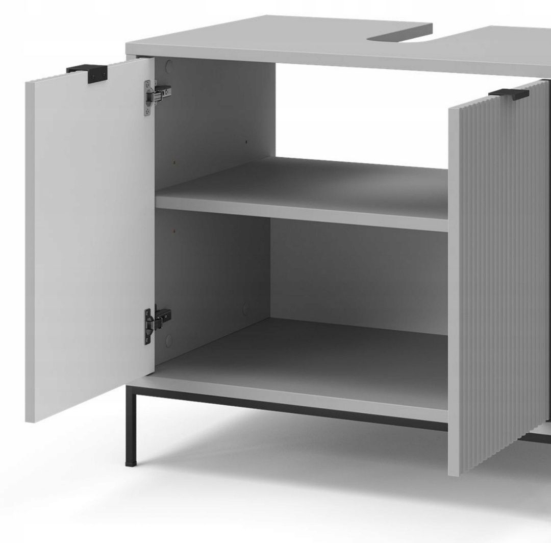 Szafka pod umywalkę Vicco Eliza Grau 70 x 63 x 45,1 cm SZARY STALOWE N
