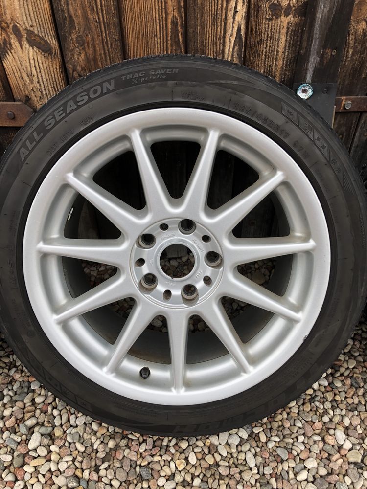 Felgi BMW Hartge 17” 5x120 + Opony wielosezonowe Tracmax 235/45R17