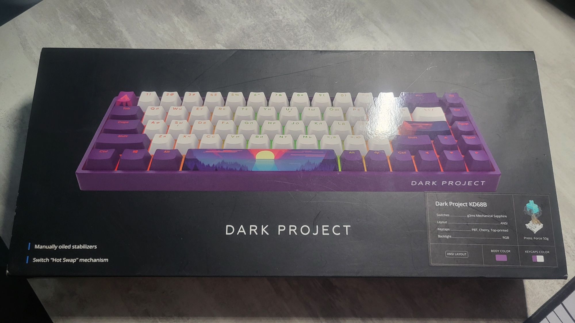 клавиатура dark project kd68b