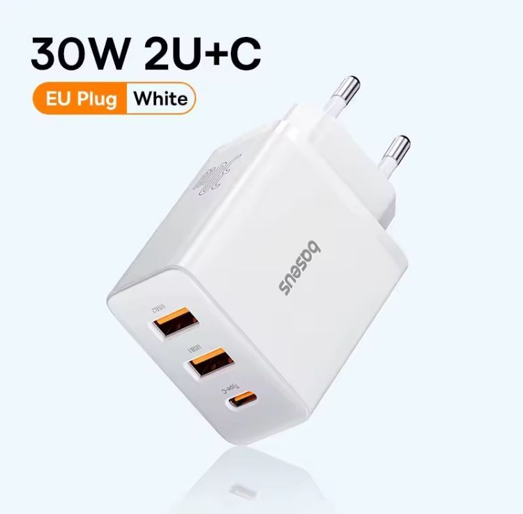 Зарядний Baseus 30W та кабель