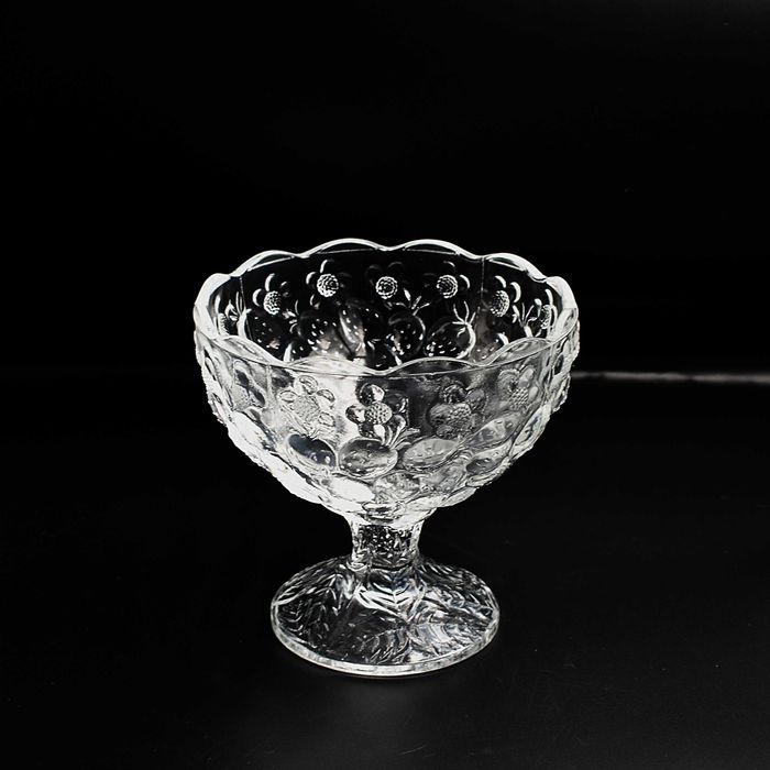 Bombonierka pucharek vintage lata 60 60s motyw truskawek home decor