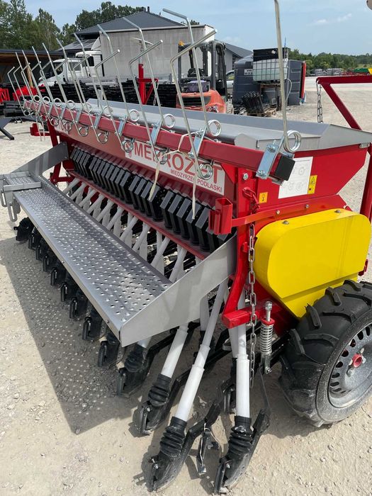 Siewnik zbożowy s107+znaczniki hydrauliczne+pomost - dowóz cała PL