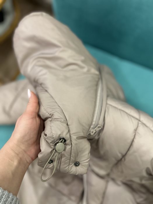 Куртка дівчинка, зима, 146 розмір, беж, в ідеальному стані!!!